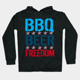 BBQ Beer Freedom Hoodie